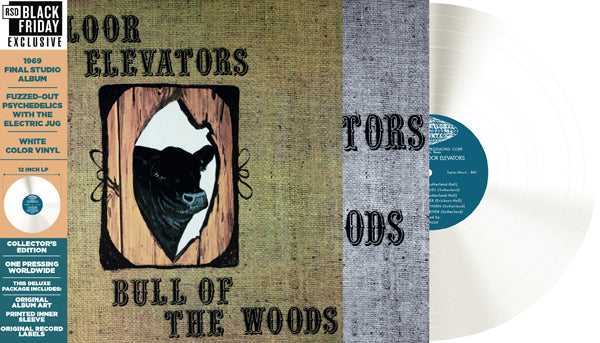 13TH FLOOR ELEVATORS - BULL OF THE WOODS (BLACK FRIDAY LTD.BLACK/WHITE VINYL)