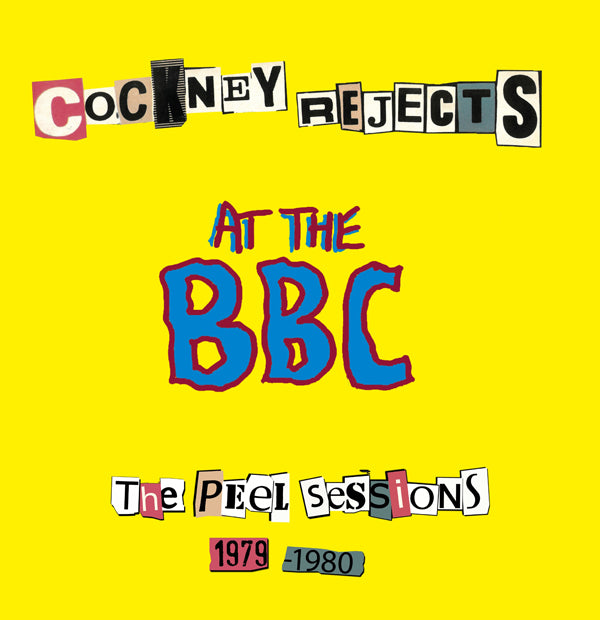 COCKNEY REJECTS - AT THE BBC (CLARET & BLUE SPLATTER VINYL)