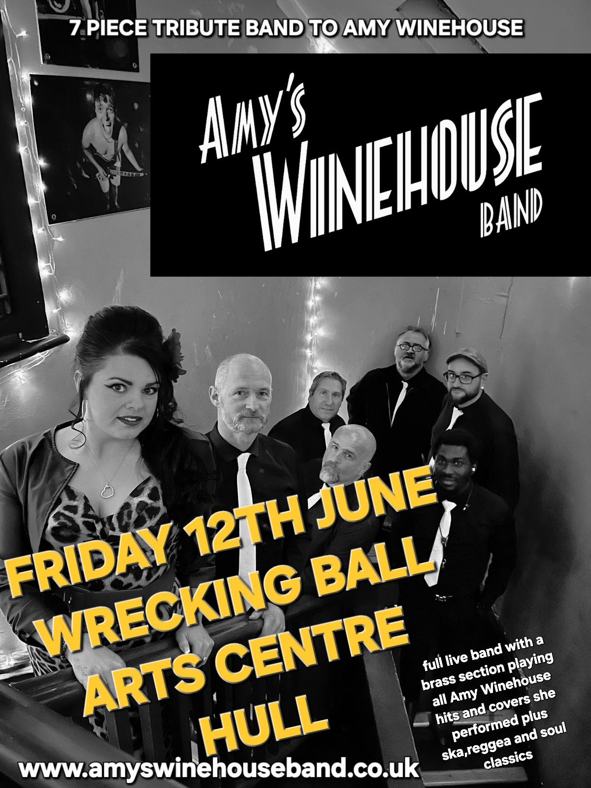 Amy's Winehouse Band -   Friday June 12th 2026  8pm-10pm