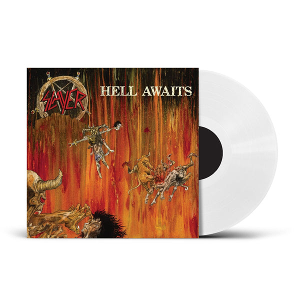 SLAYER - HELL AWAITS ( EXCLUSIVE WHITE VINYL)
