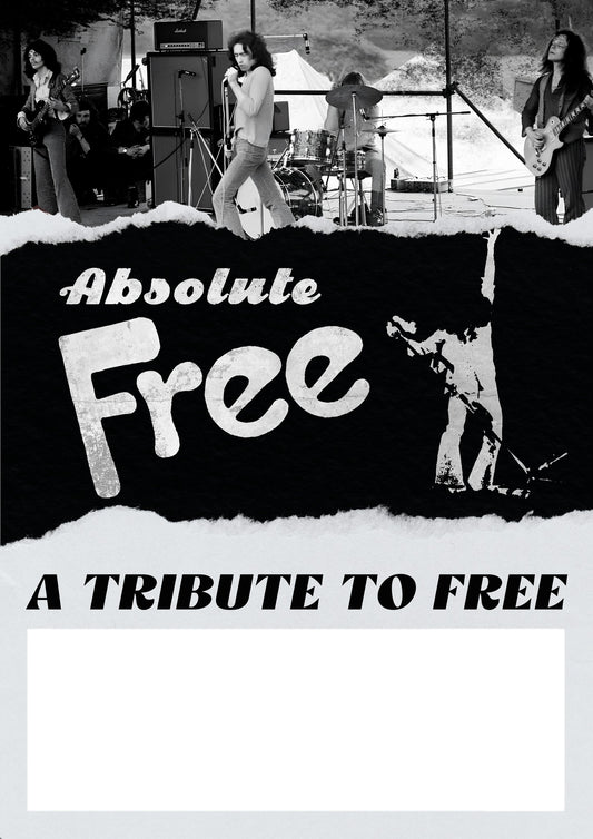 Absolute Free - Tribute to Free    Sat Oct 18th 2025  8pm-10pm