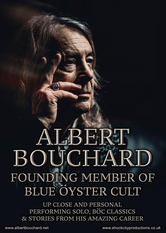 Albert Bouchard (Ex Blue Oyster Cult)  Sat Sept 28th 2024  8pm-10pm