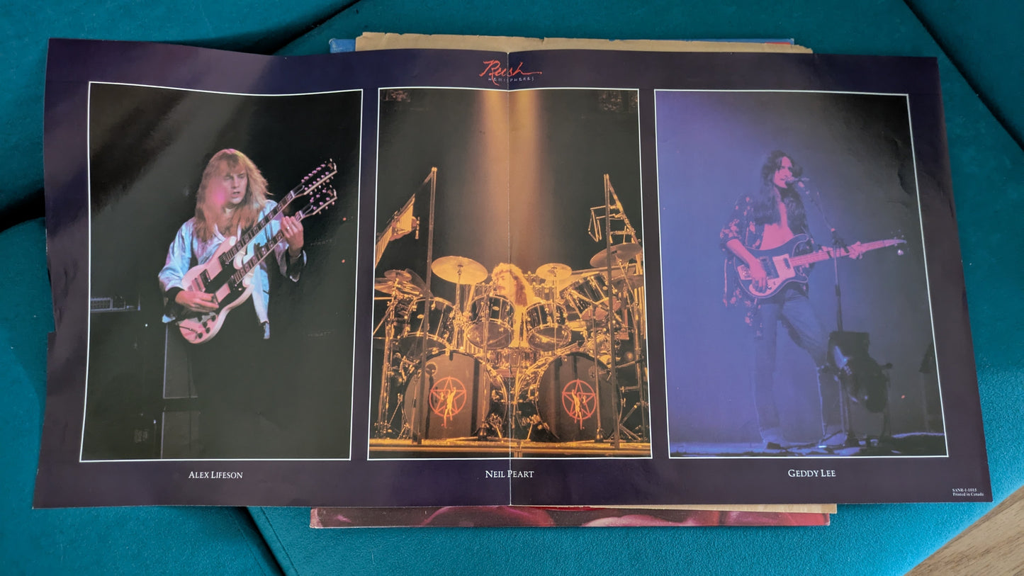 Rush - Hemispheres (Red ) w/Poster
