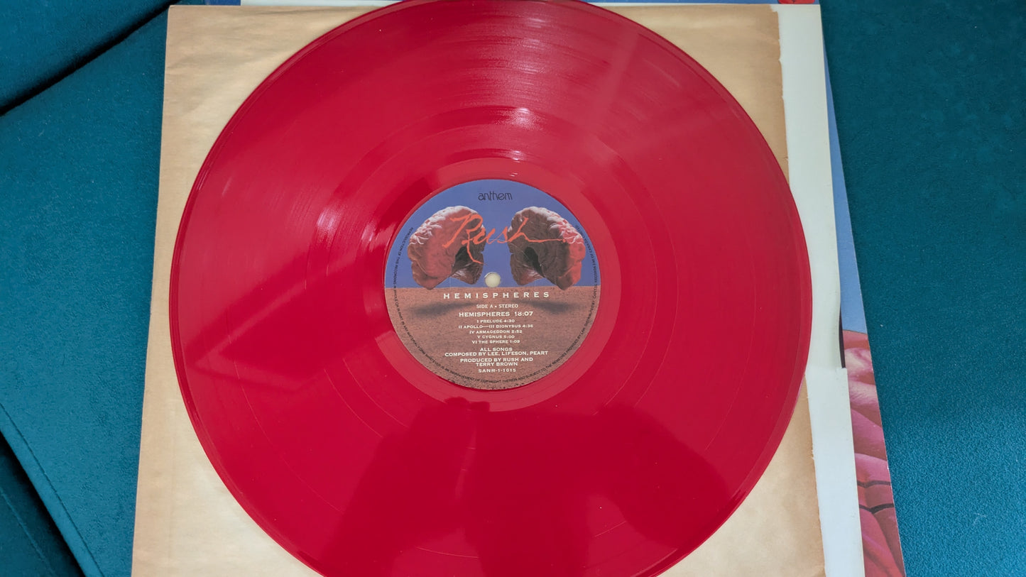 Rush - Hemispheres (Red ) w/Poster