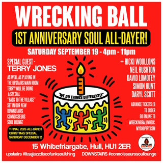 1st Anniversary Soul All-Dayer!    Sat Sept 19th 2026  4pm-11pm