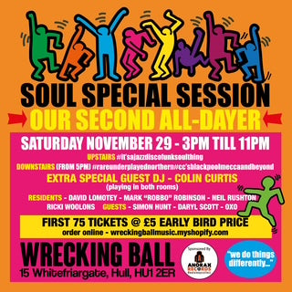 Saturday Soul Session All-Dayer  Sat Nov 29th 2025 3pm-11pm