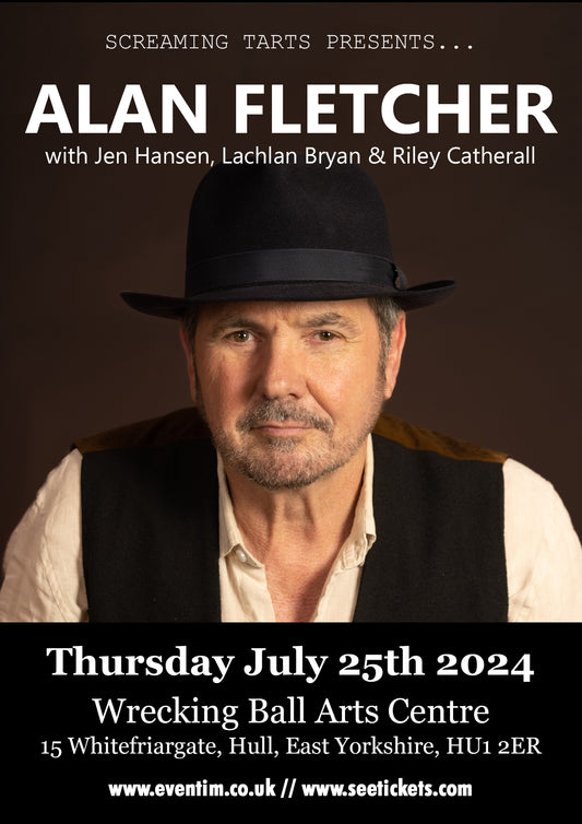 Alan Fletcher and band Thursday July 25th 2024 8pm-10pm