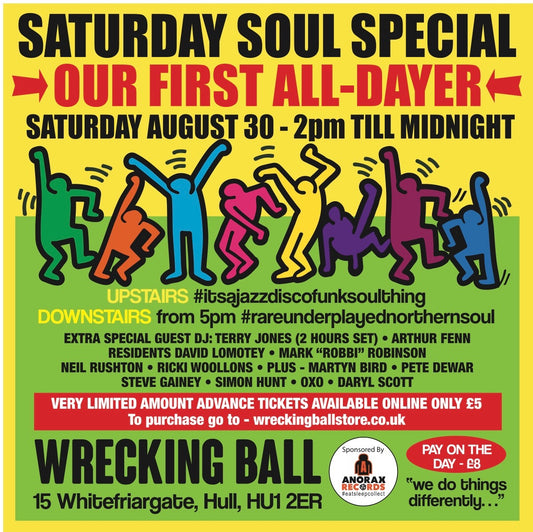 Saturday Soul Special  Sat Aug 30th 2pm - midnight