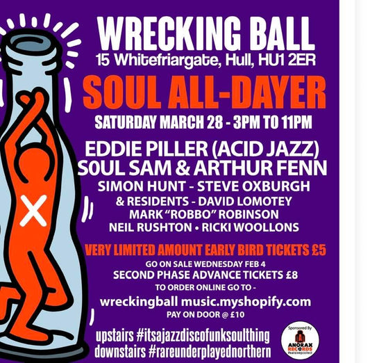 Soul All-Dayer  Sat March 28th 3pm-11pm