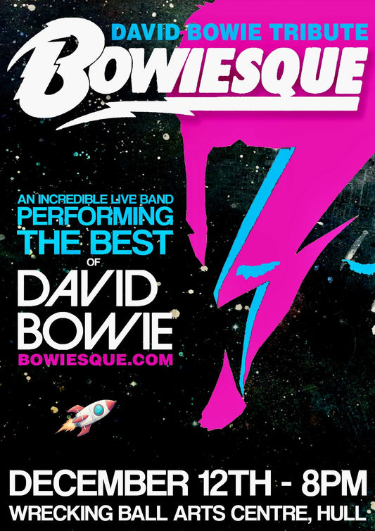 Bowiesque - David Bowie Tribute  Thursday Dec 12th 2024 8pm-10pm